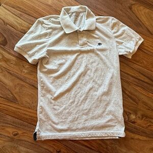 Aeropostale Light Gray Polo Shirt